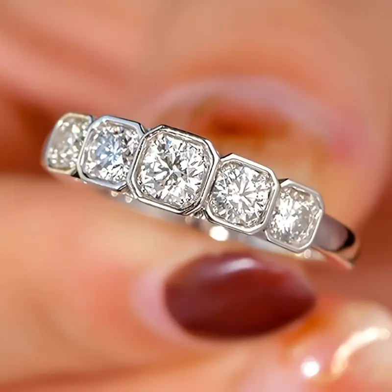 Sparkling Silver Ring
