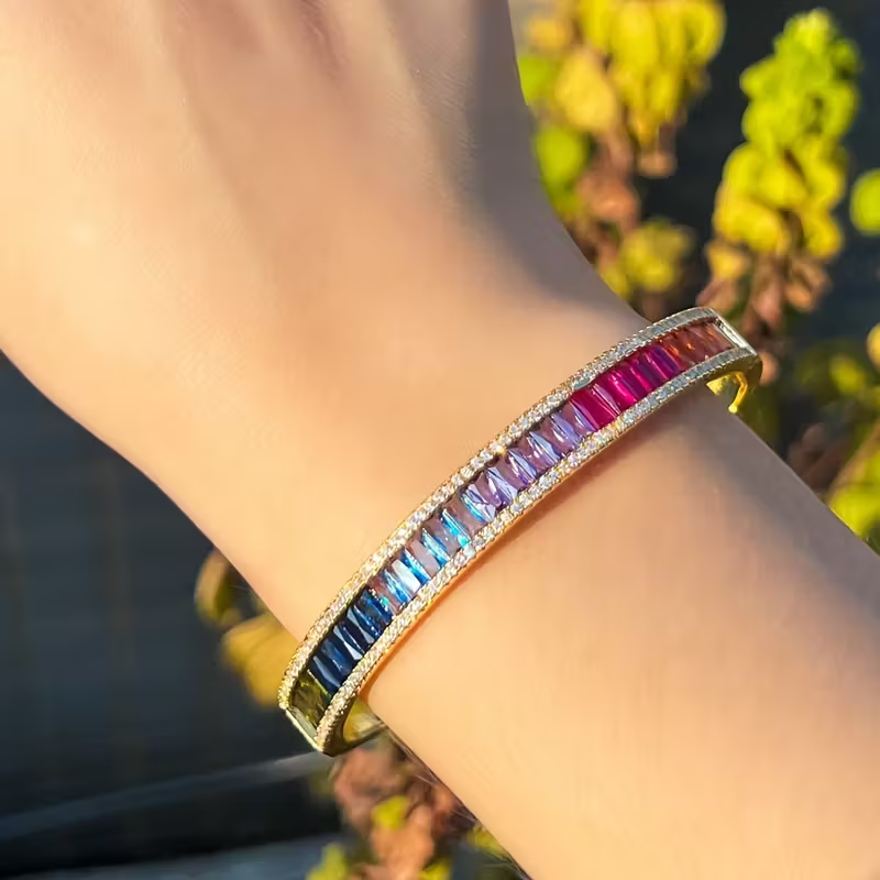 Rainbow Crystal Bracelet