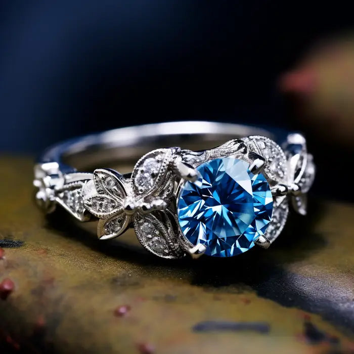Glass Slipper Halo Ring