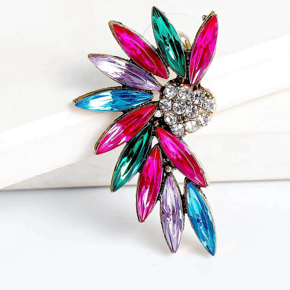 Heart Wings Earrings with Zirconias