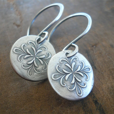 Vintage Silver Plated Earrings